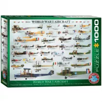 Puzzle 1000 el. Samoloty z okresu I wojny wiatowej Eurographics