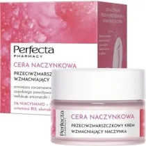 Perfecta Pharmacy Cera Naczynkowa Przeciwzmarszczkowy krem do twarzy wzmacniaj�cy naczynka 50 ml