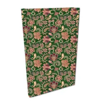 EV-Corp Notes A5 Soft Touch Paisley Kwiaty Green kratka