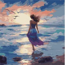 Ideyka Malowanie po numerach - Pi�kny �ywio� 40x40cm