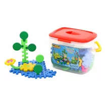 WADER Polesie 51592 Klocki Flora 2 91 elementw w wiaderku