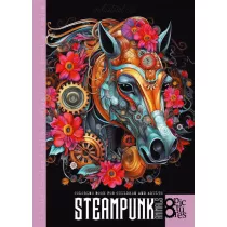Kolorowanka A4 8 obrazkw Steampunk Ko