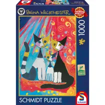 Puzzle 1000 Rosina Wachtmeister Szcz�liwa kocia Schmidt