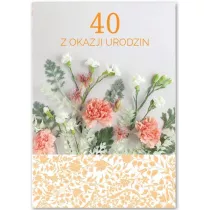 Kartka okolicznociowa Urodziny 40