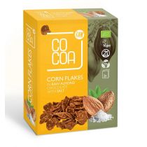 Cocoa Płatki kukurydziane w czekoladzie migdałowej z solą 200 g Bio