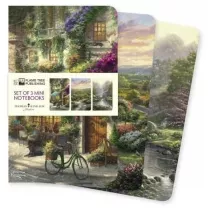 Zestaw 3 notatnikw MINI Thomas Kinkade