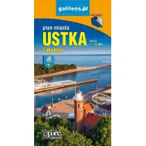 Plan miasta - Ustka i okolice 1:10 000