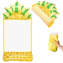 Materac dmuchany plaowy hamak wodny leak fotel krzeso do pywania basenu ananas