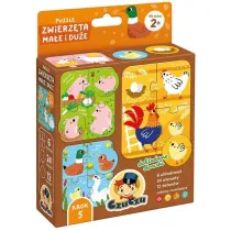 Puzzle Zwierz�ta ma�e i du�e Bright Junior Media