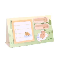 Strigo Karteczki samoprzylepne Kapibara z rybk