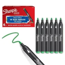 Sharpie Markery akrylowe jasnozielone 6 szt.