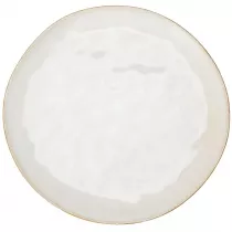 Siaki Collection Talerz obiadowy biay z brzow krawdzi 27,8 cm