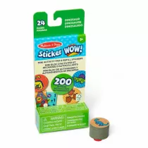 MELISSA Sticker WOW! Notesik Mini Activity Pad z naklejkami Dinozaury 50298 Melissa & Doug