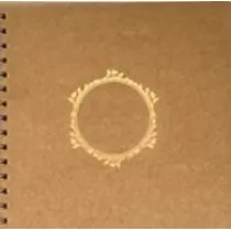 Dalprint Album do zdobienia  kraft  ze z�otym nadrukiem 40k.