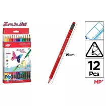 Mp Main Paper Kredki o��wkowe �cieralne z gumk� Jumbo 12 szt.