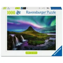Puzzle 1000 Aurora Over Kirkjufell Ravensburger