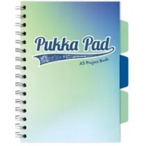 Pukka Pad Project Book A5 Seafoam Morski kratka, 80g 100 kartek