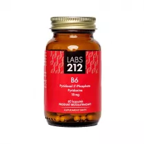 Labs212 Witamina B6 pirydoksalo-5-fosforan z pirydoksyn Suplement diety 60 kaps.