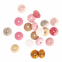 Dalprint dpCraft Koraliki silikonowe quartz rose 20 szt