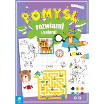 Pomy�l, rozwi�zuj i koloruj