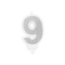 PartyDeco �wieczka urodzinowa 9 7cm