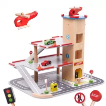 Parking drewniany gara LULILO BENINO pitrowy