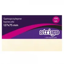 Strigo Karteczki samoprzylepne ��te 125x75 mm
