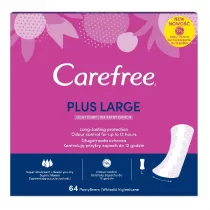 Carefree Plus Large wkadki higieniczne Light Scent 64 szt.