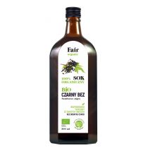 Fair Organic Sok 100% NFC Czarny bez bezpośrednio tłoczony 500 ml Bio