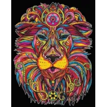 Kolorowanka welwetowa Lew w�adca 47x35cm