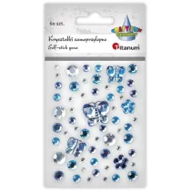 Titanum Kryszta�ki samoprzylepne mix tonacja b��kitna 60sz