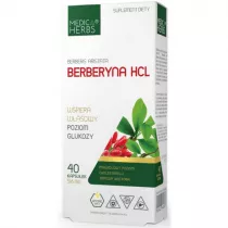 Medica Herbs Berberyna HCL Suplement diety 40 kaps.