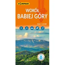 Mapa turystyczna - Wok Babiej Gry laminowana