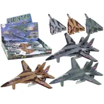 Samolot wojskowy z nap�dem moro �wiat�o d�wi�k MIX LeanToys