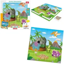Uk�adanka klocki dinozaury 36el