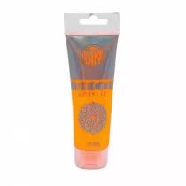 Astra Farba akrylowa Deco Artea w tubie neonowa 75ml pomaraczowa
