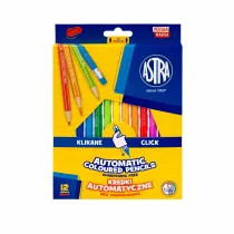 Kredki automatyczne heksagonalne Astra 12 kolorw