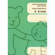 Teczka indywidualnej pracy dziecka. Terapia logopedyczna. 5-6-latek