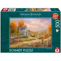 Puzzle 500 PQ T.Kinkade Jesie� w Apple Hill 113666 Schmidt