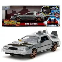 Pojazd metalowy Delorean Back to the Future III 1:24 Simba