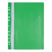 Office Products Skoroszyt A4 PP wpinany z europerforacj� zielony 25 szt.