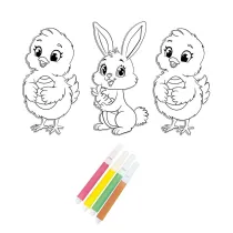 Wielkanocne wzory do kolorowania 3 szt