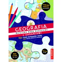 Geografia z zadaniami. Kolorowe mapy konturowe