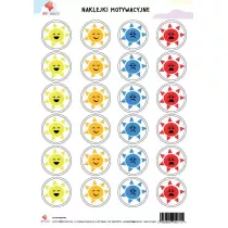 All4Kids Naklejki motywacyjne dla dzieci soneczka A4
