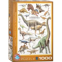 Puzzle 1000 el. Dinozaury z okresu jurajskiego Eurographics