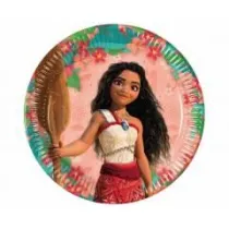Talerzyki papierowe Moana 23cm 8szt