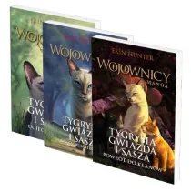Pakiet Wojownicy. Manga. Tomy 2-4. Tygrysia Gwiazda i Sasza. Cz�ci 1-3: Ucieczka w las, Szukaj�c schronienia, Powr�t do klan�w