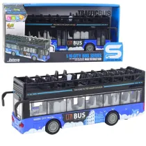 Autobus miejski pi�trowy nap�d �wiat�o d�wi�k 1:16 LeanToys