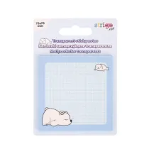 Strigo Karteczki samoprzylepne 73x73mm 50K niebieskie