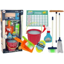 Zestaw do Sprztania Cleaning Set 11el Leantoys